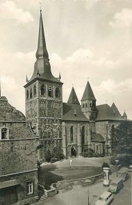 Katholische Kirche St. Peter und Paul in Ratingen, Foto um 1960